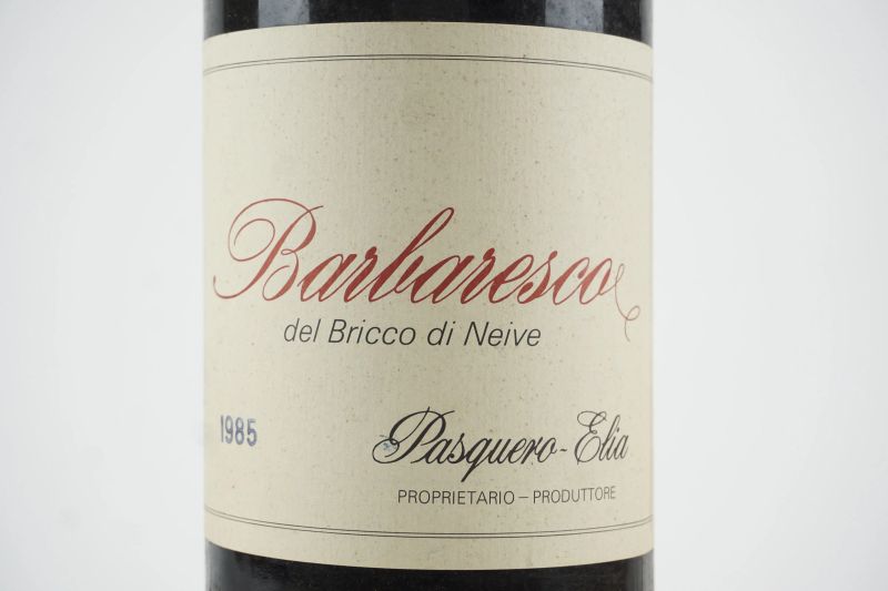      Barbaresco del Bricco di Neive Pasquero Elia 1985   - Asta ASTA A TEMPO | Smart Wine & Spirits - Pandolfini Casa d'Aste