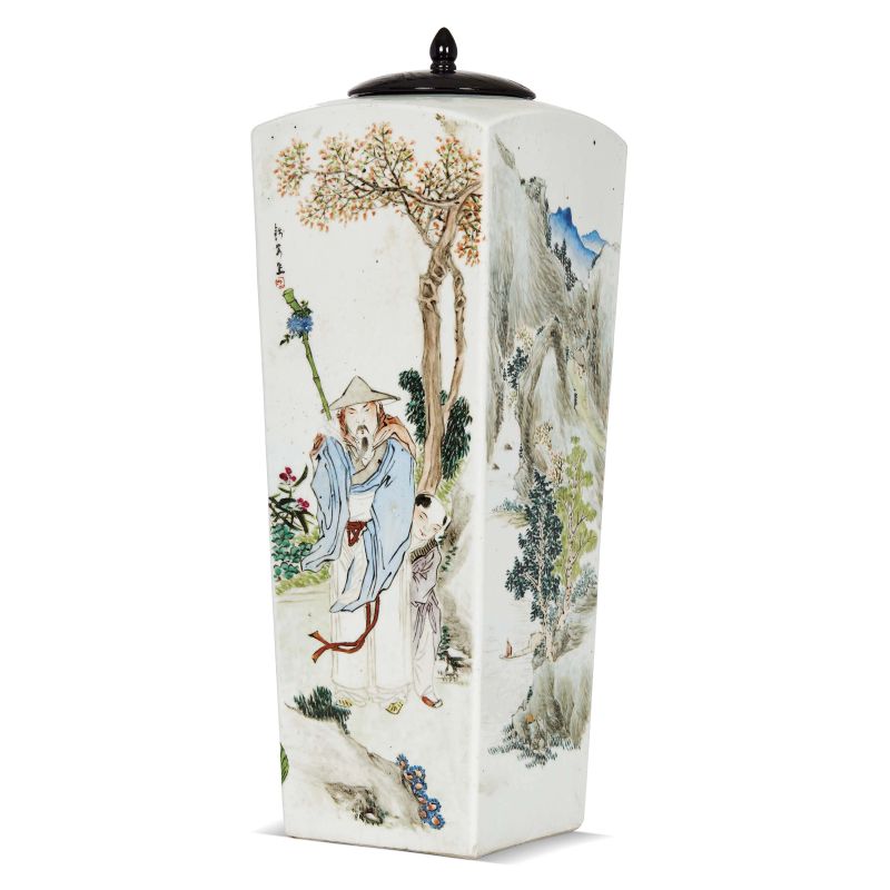 A VASE WITH COVER, CHINA, LATE QING DYNASTY - REPUBLIC PERIOD  - Auction Asian Art  东方艺术 - Pandolfini Casa d'Aste