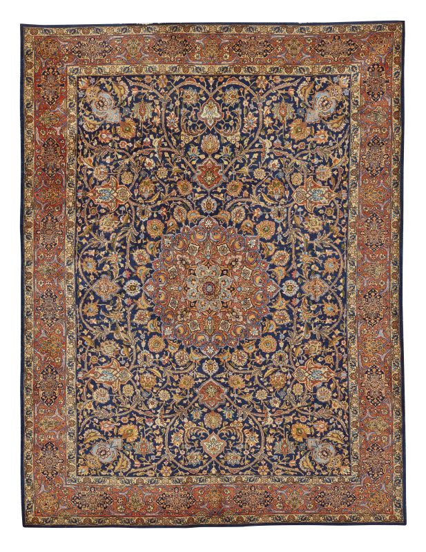      TAPPETO MASHAD, PERSIA, 1930   - Auction important antique rugs - Pandolfini Casa d'Aste