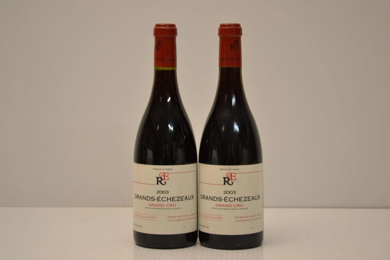 Grands Echezeaux Domaine Rene Engel 2003  - Auction An Extraordinary Selection of Finest Wines from Italian Cellars - Pandolfini Casa d'Aste