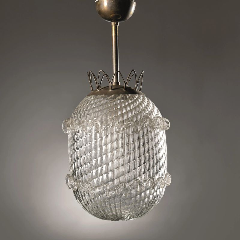 



GLASS AND METAL CEILING LAMP  - Auction SPOTLIGHT DESIGN - Pandolfini Casa d'Aste