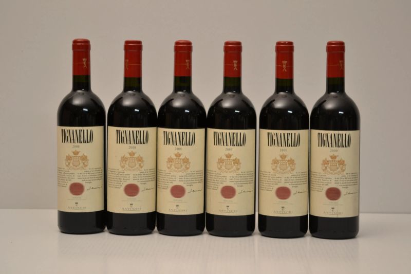 Tignanello Antinori 2000  - Auction An Extraordinary Selection of Finest Wines from Italian Cellars - Pandolfini Casa d'Aste