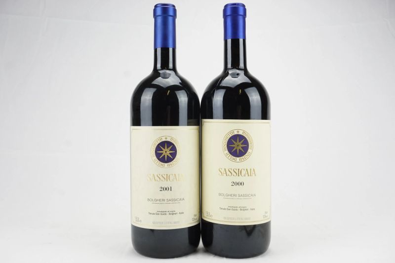      Sassicaia Tenuta San Guido   - Auction Il Fascino e l'Eleganza - A journey through the best Italian and French Wines - Pandolfini Casa d'Aste