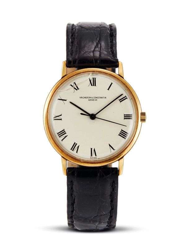 VACHERON CONSTANTIN DEMI PLAT IN ORO GIALLO  - Auction Fine watches - Pandolfini Casa d'Aste