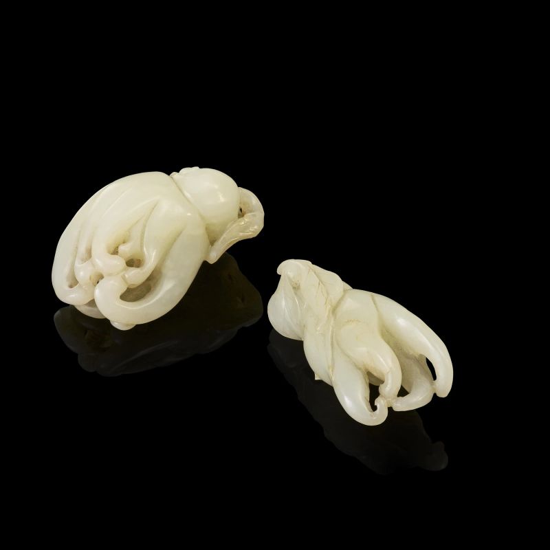 



A PAIR OF WHITE JADE BUDDHA&rsquo;S HAND-FORM, CHINA, 18TH-19TH CENTURY   - Auction Asian Art | 东方艺术 - Pandolfini Casa d'Aste