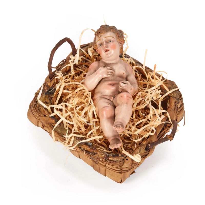 



HOLY CHILD, NAPLES, 18TH CENTURY  - Auction ONLINE AUCTION | NEAPOLITAN NATIVITY SHEPHERDS - Pandolfini Casa d'Aste