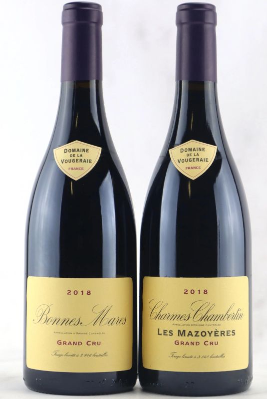 



Selezione Domaine de la Vougeraie 2018  - Auction ALCHIMIA - Fine and Rare Wine - Pandolfini Casa d'Aste