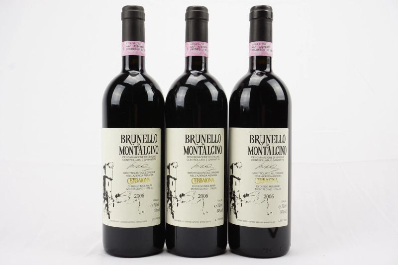      Brunello di Montalcino La Cerbaiona Diego Molinari 2006   - Asta ASTA A TEMPO | Smart Wine & Spirits - Pandolfini Casa d'Aste