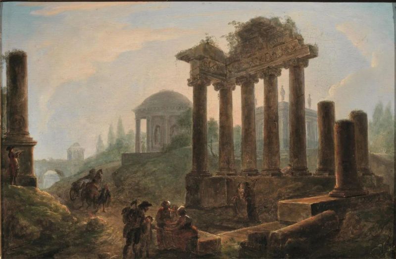 Scuola fiamminga, fine sec. XVIII  - Auction Old Master and 19th Century Paintings - Pandolfini Casa d'Aste