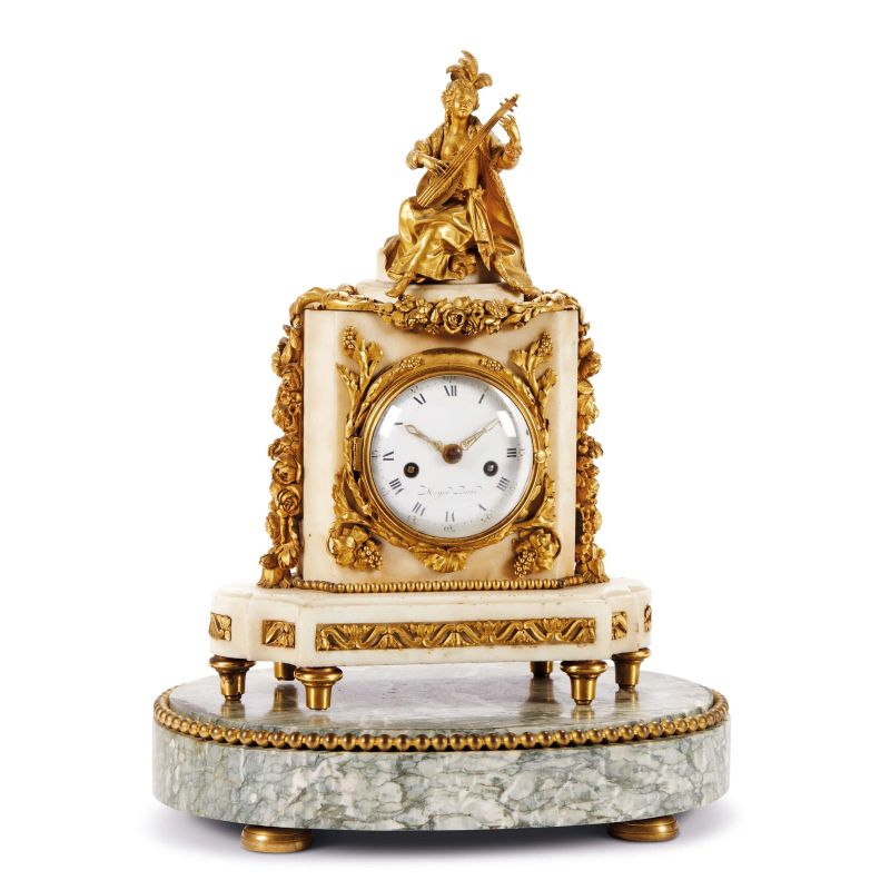 A FRENCH TABLE CLOCK, 18TH CENTURY  - Auction ONLINE AUCTION | ARREDARE CON STILE. MOBILI E OGGETTI D'ARTE - Pandolfini Casa d'Aste