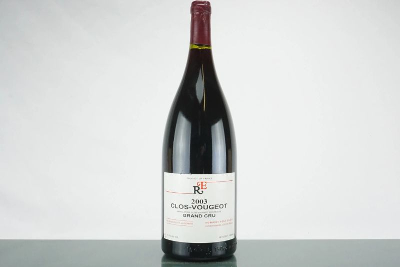 Clos-Vougeot Domaine Ren&eacute; Engel 2003  - Asta L'Essenziale - Vini Italiani e Francesi da Cantine Selezionate - Pandolfini Casa d'Aste