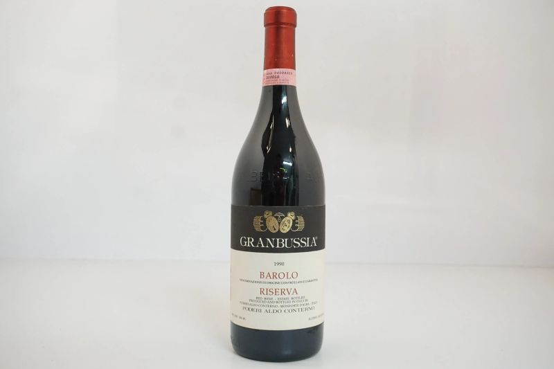      Barolo Riserva Granbussia Poderi Aldo Conterno 1990   - Auction Wine&Spirits - Pandolfini Casa d'Aste
