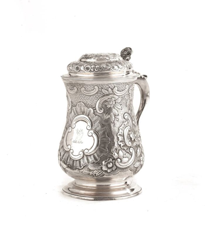      TANKARD, LONDRA, 1771, ARGENTIERE CHARLES WRIGHT   - Auction ONLINE AUCTION | ITALIAN AND EUROPEAN SILVER - Pandolfini Casa d'Aste