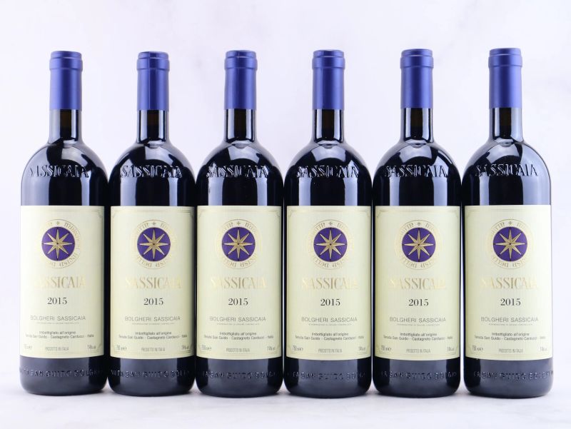 



Sassicaia Tenuta San Guido 2015  - Asta ALCHIMIA - Vini Pregiati e da Collezione - Pandolfini Casa d'Aste