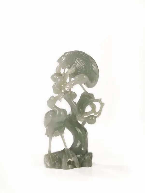 AIRONI IN GIADA, CINA, SEC. XX  - Auction Asian Art - Pandolfini Casa d'Aste