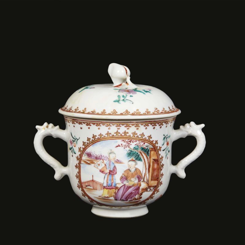 A CUP WITH COVER, CHINA, QING DYNASTY, 18TH CENTURY  - Auction Asian Art -  &#19996;&#26041;&#33402;&#26415; - Pandolfini Casa d'Aste