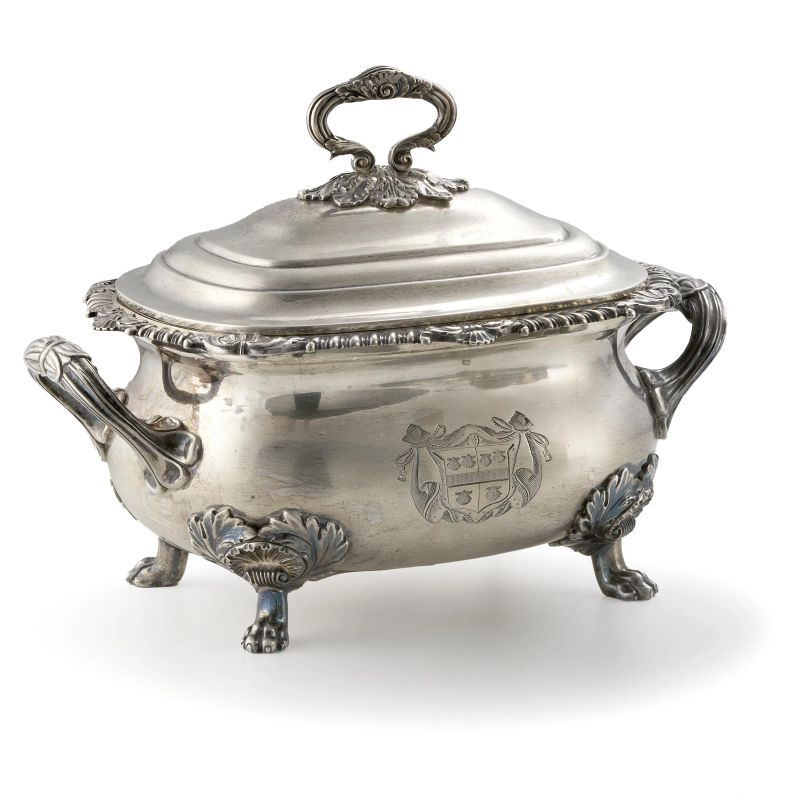 PICCOLA ZUPPIERA, LONDRA, 1814, ARGENTIERE WILLIAM EATON  - Auction Italian ad European silver - Pandolfini Casa d'Aste