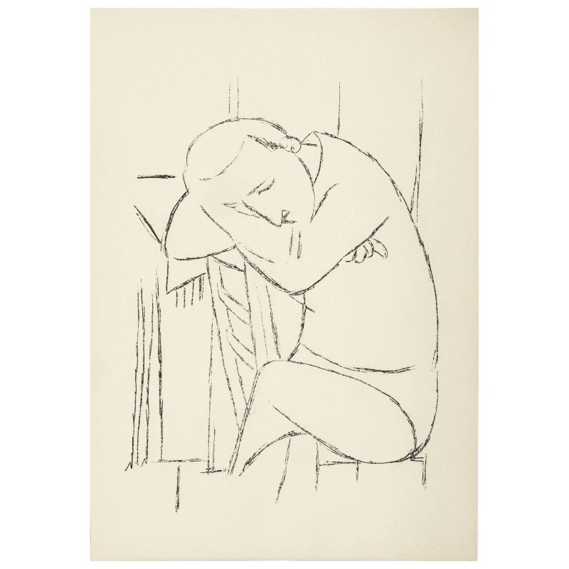 Cantatore, Domenico. Il pittore di stanze. Con 5 disegni. Milano, Edizioni Fiumara, 1951  - Asta LIBRI, MANOSCRITTI, AUTOGRAFI E STAMPE - Pandolfini Casa d'Aste