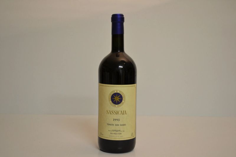 Sassicaia Tenuta San Guido 1993  - Asta Una Prestigiosa Selezione di Vini e Distillati da Collezioni Private - Pandolfini Casa d'Aste