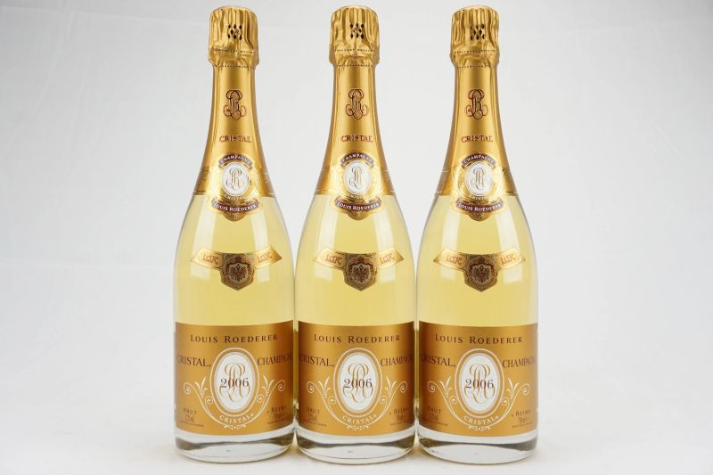      Cristal Louis Roederer 2006   - Asta Il Fascino e l'Eleganza - Un percorso tra i migliori Vini italiani e francesi - Pandolfini Casa d'Aste