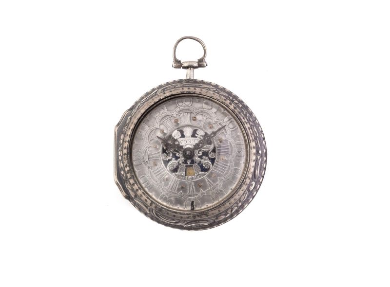 OROLOGIO DA TASCA IN ARGENTO  - Auction Jewels, watches, pens and silver - Pandolfini Casa d'Aste