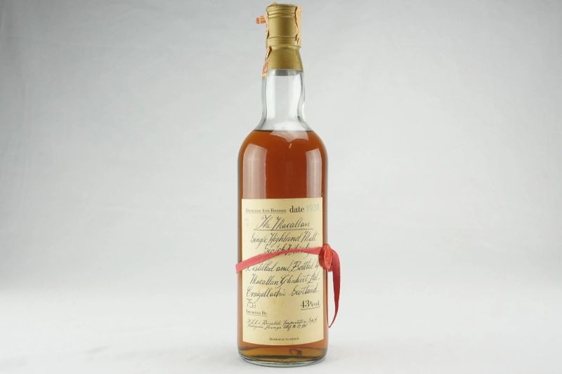 Macallan Red Ribbon 1938  - Asta Dal Rosso all'Oro - Whisky e Distillati da Collezione - Pandolfini Casa d'Aste
