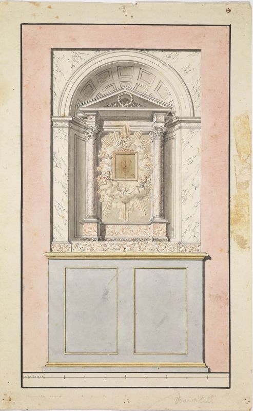      Artista del sec. XVIII   - Auction Works on paper: 15th to 19th century drawings, paintings and prints - Pandolfini Casa d'Aste