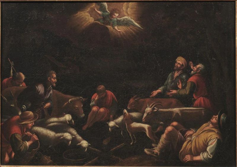 Seguace dei Bassano, secc. XVII-XVIII  - Asta Dipinti del Secolo XIX - II - Pandolfini Casa d'Aste