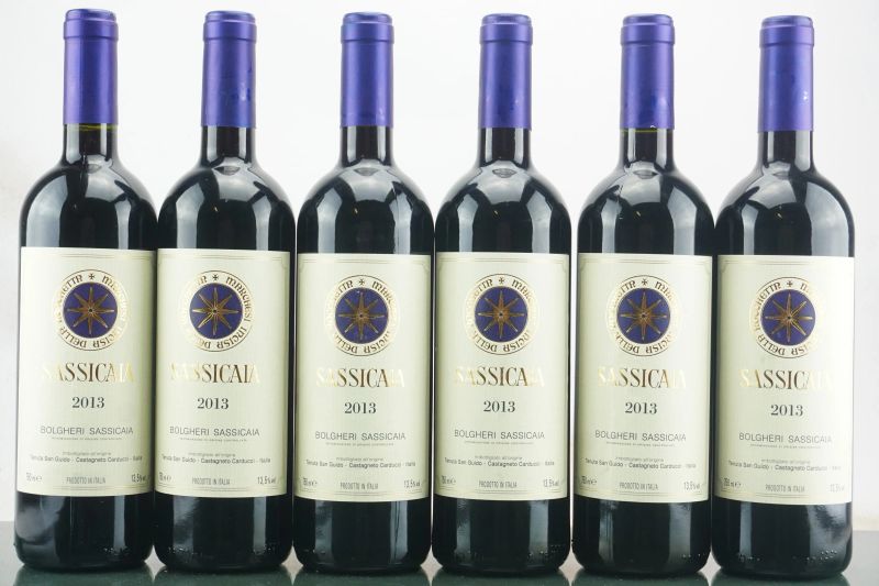 Sassicaia Tenuta San Guido 2013  - Auction LA RAFFINATEZZA DELLA COMPLESSITA' - Fine and Rare Wine - Pandolfini Casa d'Aste