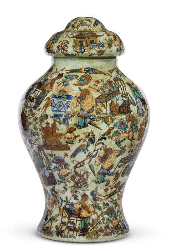      VASO CON COPERCHIO, PIEMONTE, SECOLO XVIII   - Auction italian  FURNITURE AND WORKS OF ART - Pandolfini Casa d'Aste