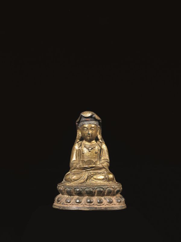 GUANYIN CINO TIBETANA SEC. XVIII  - Auction Asian Art - Pandolfini Casa d'Aste