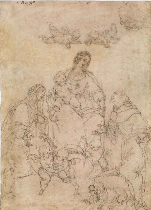      Giovanni Domenico Cappellino   - Asta Opere su carta: disegni, dipinti e stampe dal secolo XV al XIX - Pandolfini Casa d'Aste