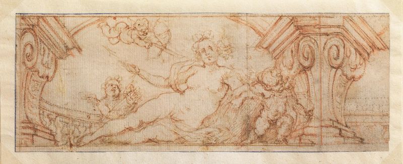      Scuola dell'Italia settentrionale, sec. XVII    - Auction Works on paper: 15th to 19th century drawings, paintings and prints - Pandolfini Casa d'Aste