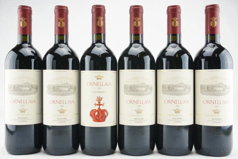 Ornellaia 2018  - Auction THE SIGNIFICANCE OF PASSION - Fine and Rare Wine - Pandolfini Casa d'Aste