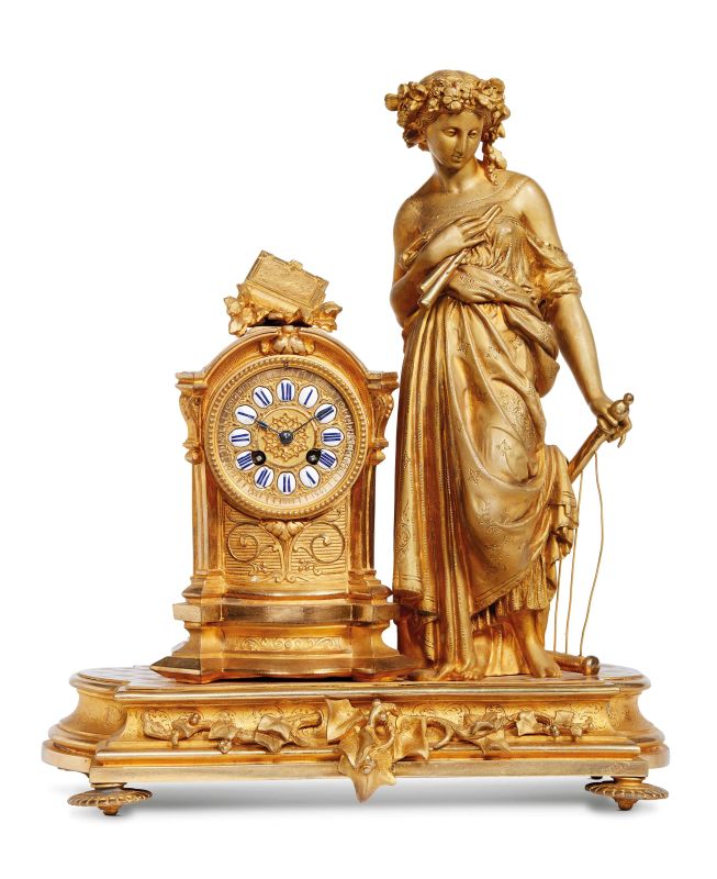      OROLOGIO DA CAMINO, FRANCIA, SECOLO XIX   - Auction Online Auction | Furniture and Works of Art from private collections and from a Veneto property - part three - Pandolfini Casa d'Aste