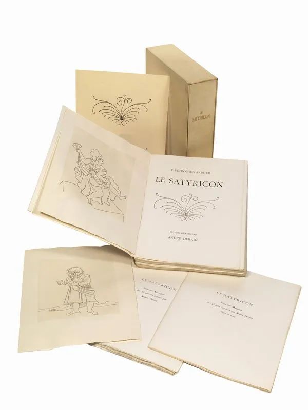 (Edizioni di pregio  Illustrati 900) DERAIN André  PETRONIO. Le Satyricon.  - Auction Books, manuscripts and autographs - Pandolfini Casa d'Aste