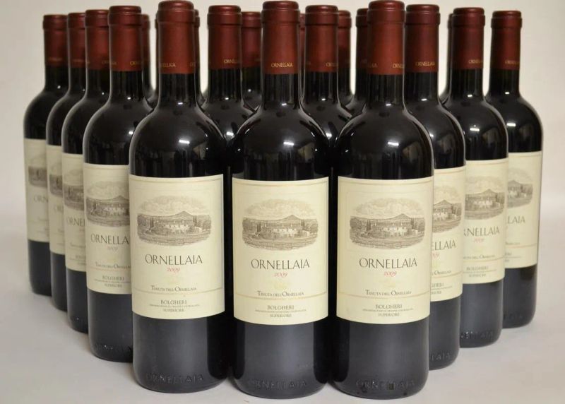 Ornellaia 2009                                                              - Auction The passion of a life. A selection of fine wines from the Cellar of the Marcucci. - Pandolfini Casa d'Aste