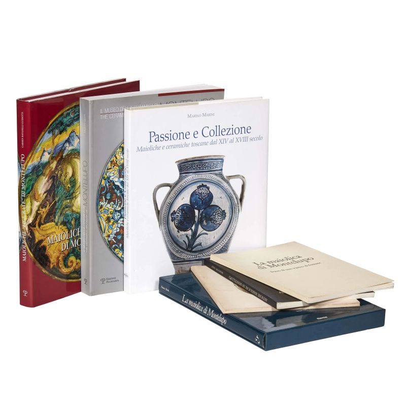 MAIOLICA. MONTELUPO. Lot of 7 volumes  - Auction ONLINE AUCTION | MONTELUPO: RENAISSANCE MAIOLICA - Pandolfini Casa d'Aste