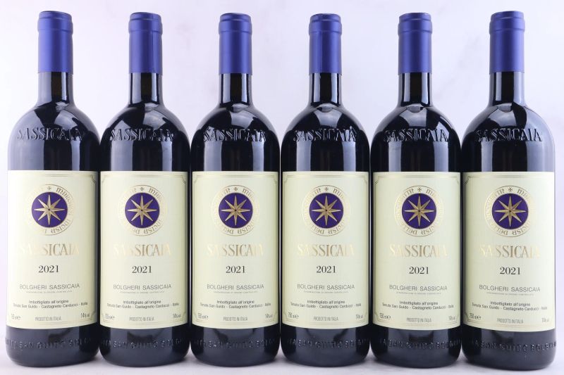 



Sassicaia Tenuta San Guido 2021  - Auction La Joie du Vin - Fine and Rare Wine - Pandolfini Casa d'Aste