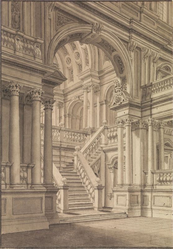      Antonio Galli Bibiena   - Auction Works on paper: 15th to 19th century drawings, paintings and prints - Pandolfini Casa d'Aste