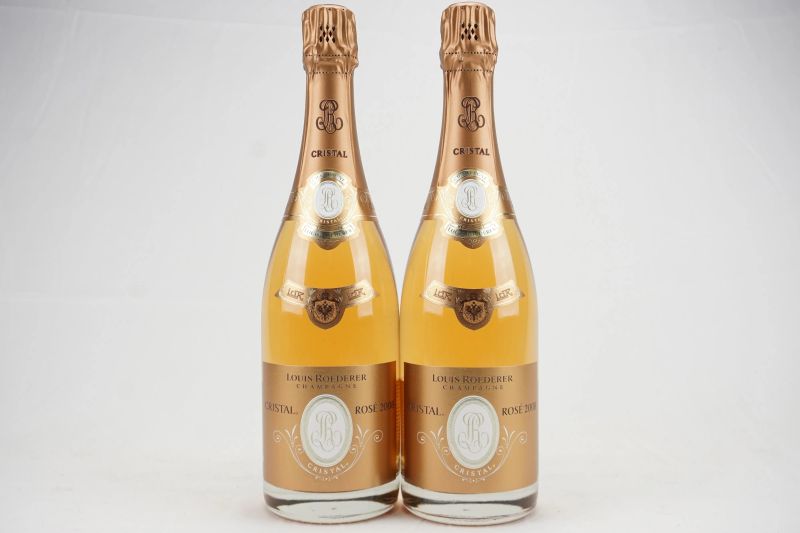      Cristal Ros&eacute; Louis Roederer 2008    - Auction Il Fascino e l'Eleganza - A journey through the best Italian and French Wines - Pandolfini Casa d'Aste