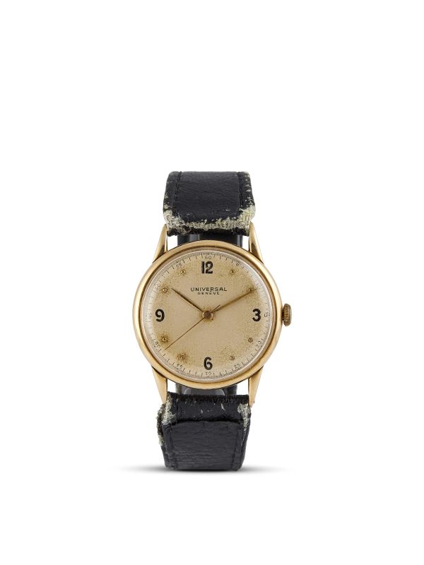 OROLOGIO UNIVERSAL GENEVE IN ORO 18 KT  - Auction Fine watches - Pandolfini Casa d'Aste