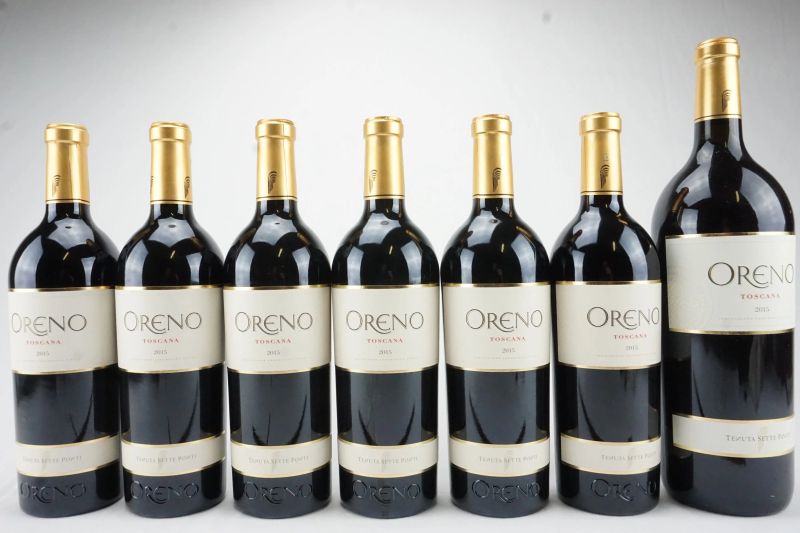      Oreno Tenuta Sette Ponti 2015   - Auction The Art of Collecting - Italian and French wines from selected cellars - Pandolfini Casa d'Aste