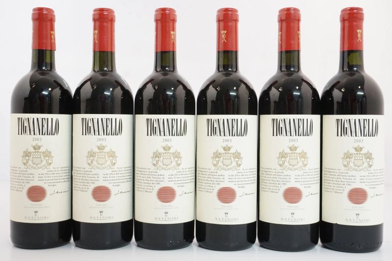      Tignanello Antinori 2003   - Auction Wine&Spirits - Pandolfini Casa d'Aste