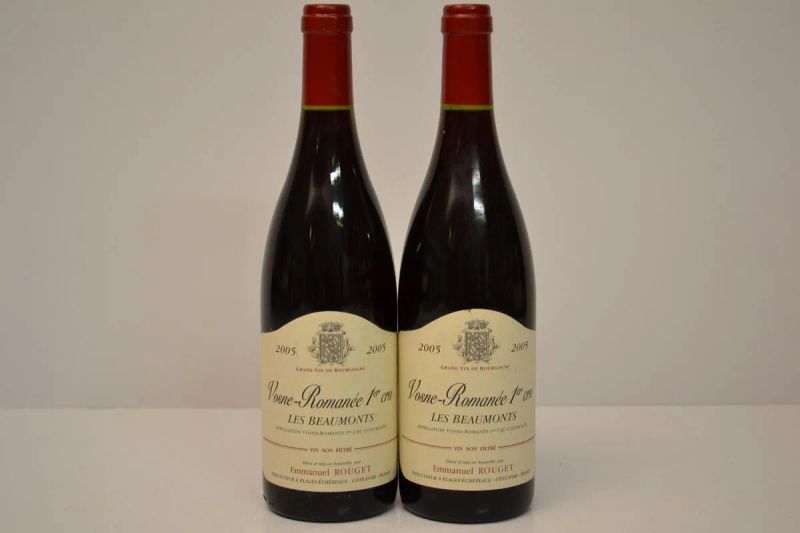 Vosne-Romanee Les Beaumonts Domaine E. Rouget 2005  - Auction Fine Wine and an Extraordinary Selection From the Winery Reserves of Masseto - Pandolfini Casa d'Aste