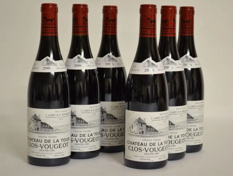 Clos-Vougeot Vieilles Vignes Chateau de Latour 2006                         - Asta La passione di una vita. Vini pregiati dalla cantina dell' Enoteca Marcucci - Pandolfini Casa d'Aste