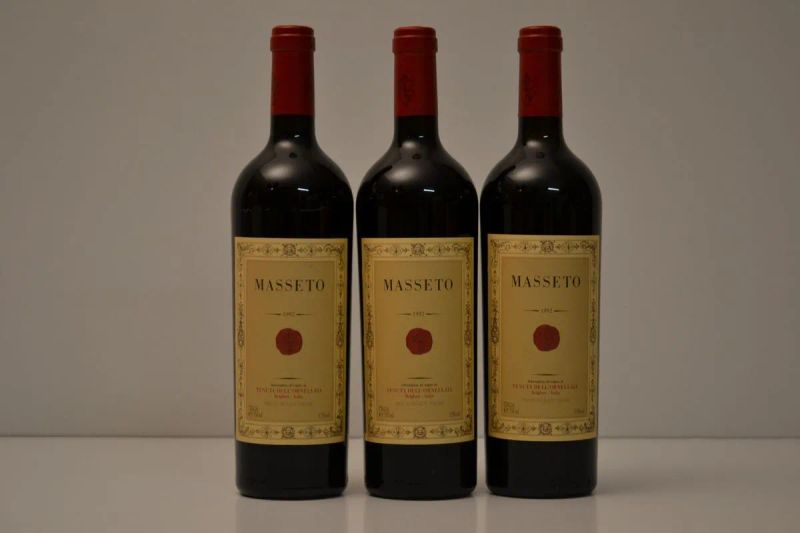 Masseto 1992  - Auction FINE WINES FROM IMPORTANT ITALIAN CELLARS - Pandolfini Casa d'Aste
