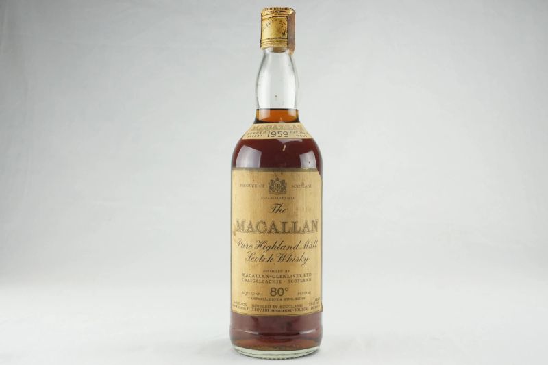 Macallan 1959  - Asta Dal Rosso all'Oro - Whisky e Distillati da Collezione - Pandolfini Casa d'Aste