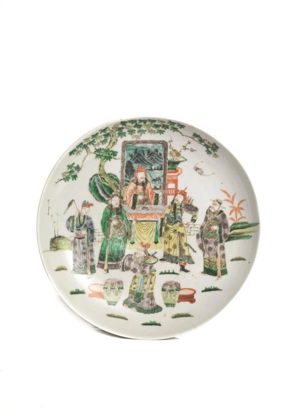 PIATTO, CINA, TARDA DINASTIA QING, SECC. XIX-XX  - Auction Asian Art - Pandolfini Casa d'Aste