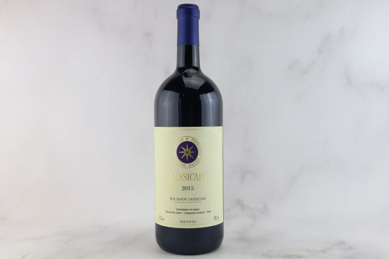 



Sassicaia Tenuta San Guido 2015  - Auction La Joie du Vin - Fine and Rare Wine - Pandolfini Casa d'Aste
